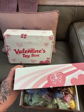 Valentine's Toy Box - Pink Assorted Kids Toy Set
